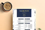 Floral CV / Resume template / N, a Resume Template by Showy68 Template (Thumbnail 2 of 5)
