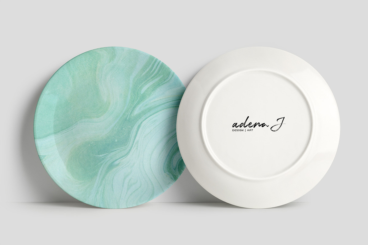 14 Blue Green Marbling Textures, a Texture Graphic by AdenaJ (Photo 9 of 16)