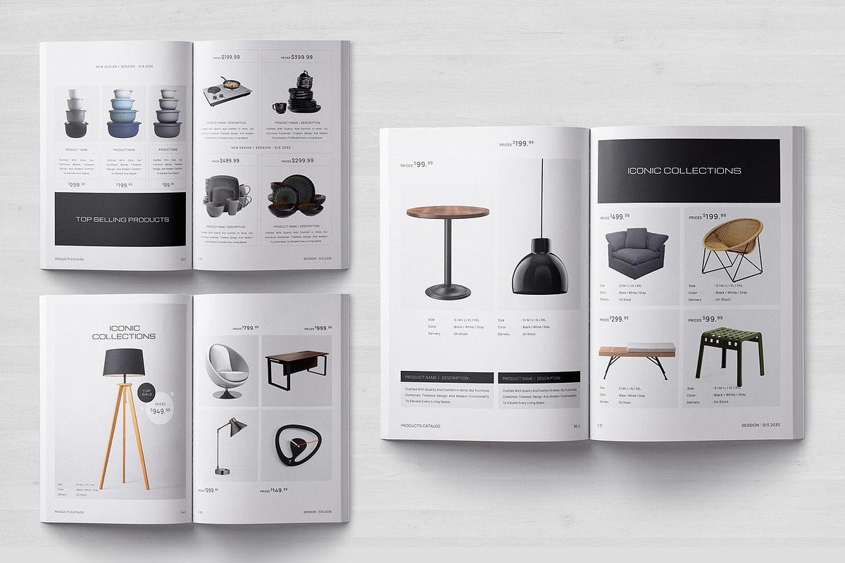 Product Catalog Brochure Template, a Brochure Template by Designsoul14 (Photo 13 of 16)
