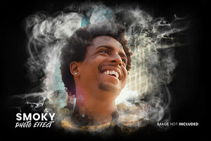 Smoky Photo Effect Psd