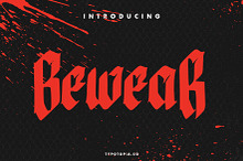 Bewear Creepy Font