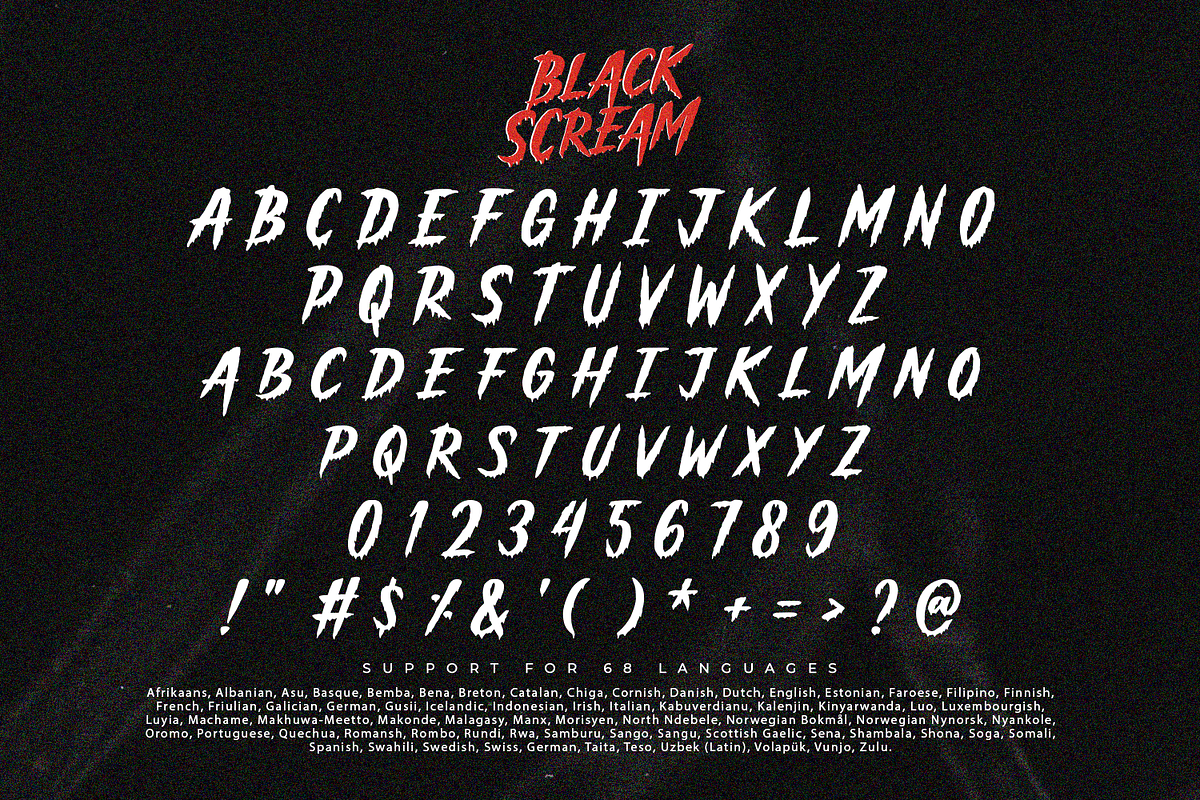 Black Scream, a Serif Font by Ditatype (Photo 6 of 9)