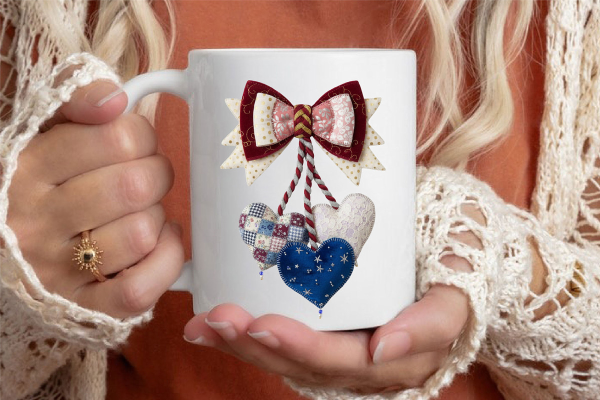 Valentine Yarn Heart PNG, Valentine, an Illustration by Designking (Photo 4 of 4)