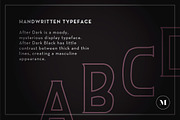 After Dark Typeface, a Sans Serif Font by QuixoticDesignCo (Thumbnail 2 of 5)