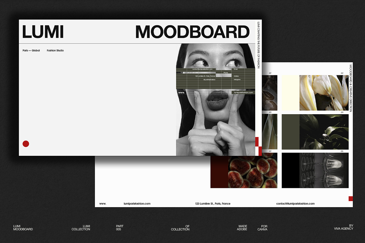LUMI | Moodboard, a Presentation Template by Viva Agency (Photo 1 of 9)