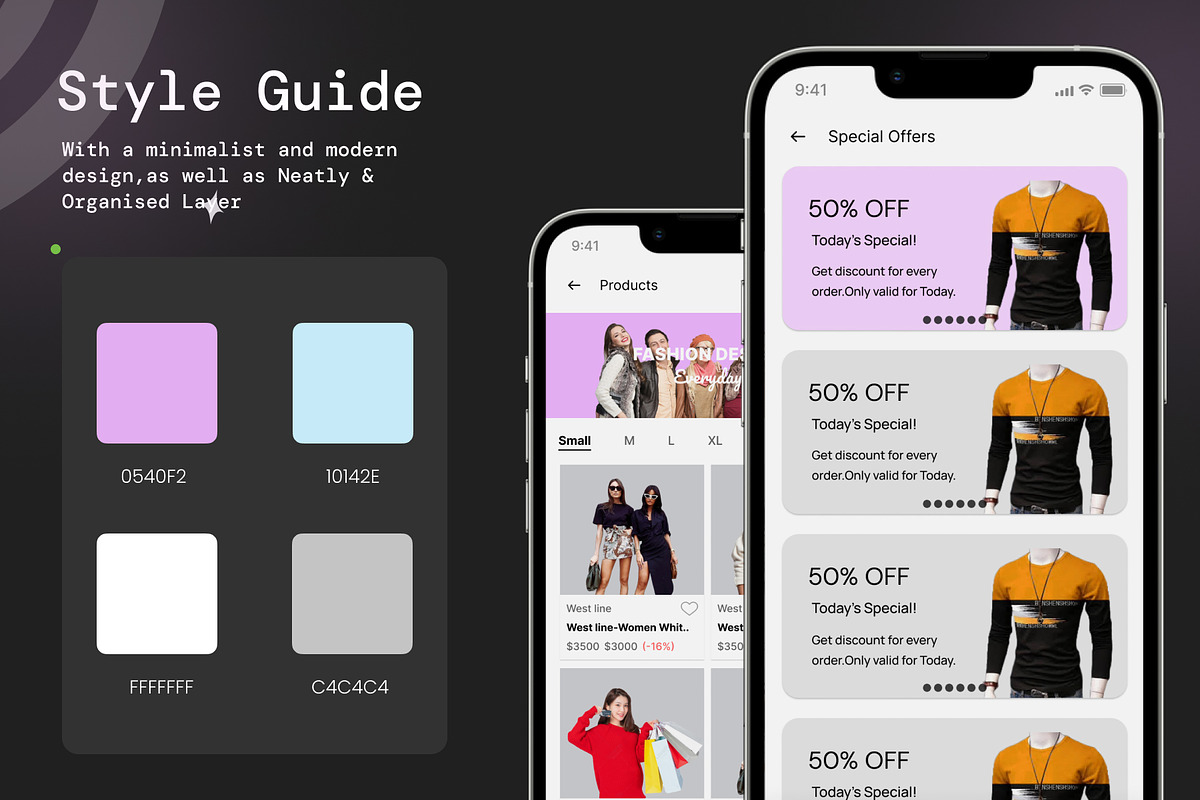 E-Commerce Shopping App UI Kit, an UI Kit Template by Muhammad_Ahmad (Photo 5 of 6)