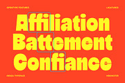 Renza - Bold Heavy Display Font, a Sans Serif Font by Mbonster Design Studio (Thumbnail 11 of 15)