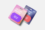 Gift Card Mockup, a Product Mockup by bimockup (Thumbnail 4 of 6)