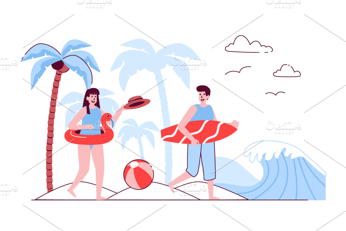 Flat Line Web Illustrations, a Templates & Theme by alexdndz (Photo 9 of 25)