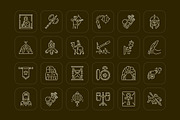 History Icon Art Set, an Outline Icon by Prosymbols (Thumbnail 6 of 7)