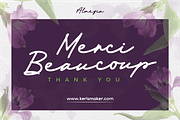 Almefia, a Script Font by kerismaker (Thumbnail 12 of 12)