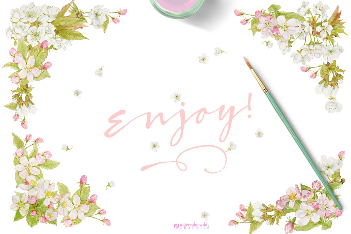 Blossom - Design Pack!, an Illustration by watercolorwild.graphics (Photo 9 of 9)