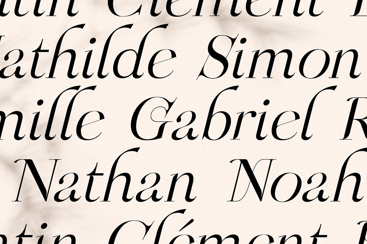 OGNES - Modern Ligature Serif Font, a Serif Font by SilverStag Type Foundry (Photo 3 of 9)