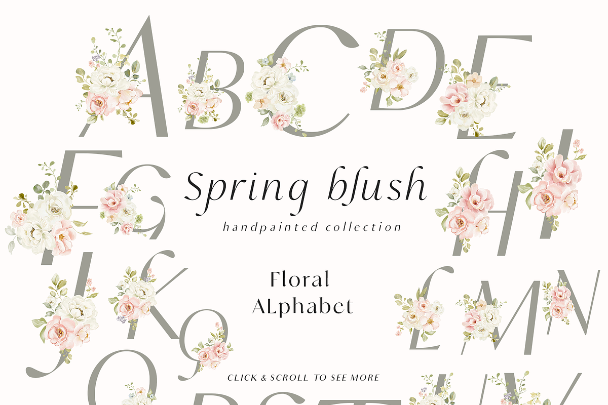 Floral pink watercolor spring pastel, a Decorative Illustration by Grace Noboa Illustrations (Photo 5 of 10)