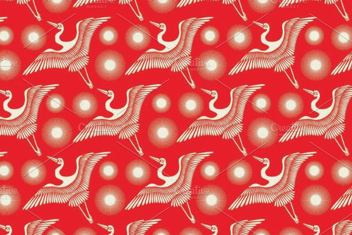 10 Japanese Background Patterns Pack preview 2