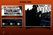 Halloween Party Flyer, a Flyer Template by zheksha (Thumbnail 2 of 2)
