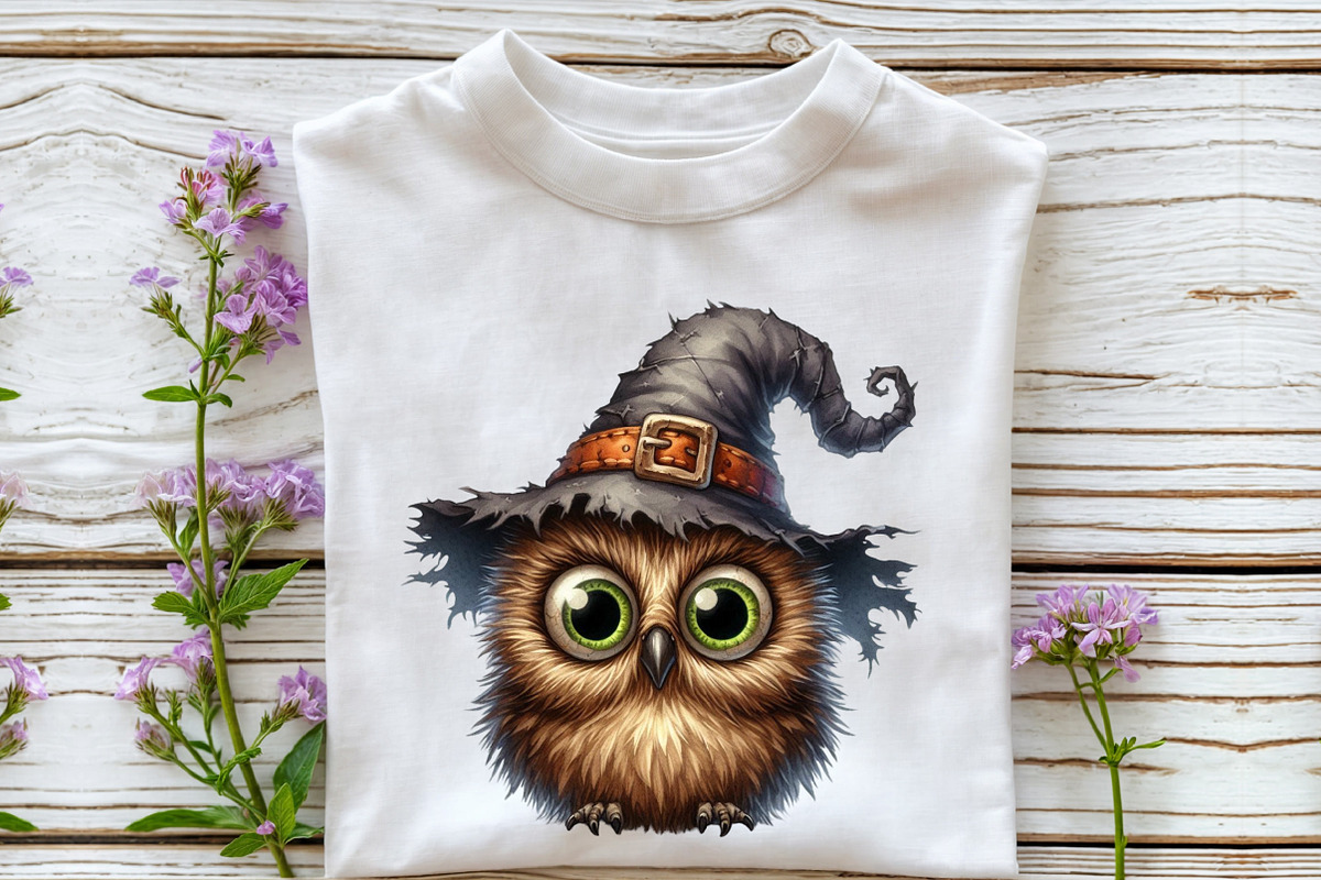 Halloween Spooky Cute Owl Clipart, an Illustration by Rose Art (Photo 4 of 7)