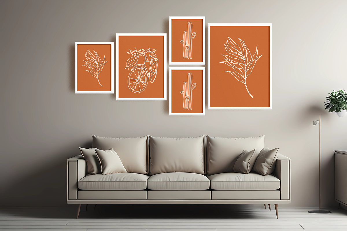 Set of Wall Art Mockups, a Print Template by Ali's Designs (Photo 3 of 3)