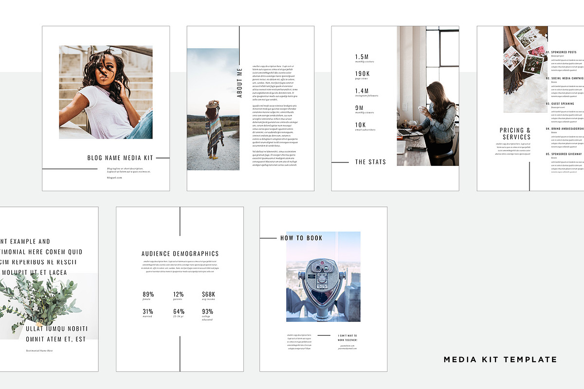 Southport Media Kit Template, a Brochure Template by Christie Evenson (Photo 7 of 7)