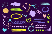 Hand Drawn Abstract Marker Strokes, an Object Graphic by Olena Halahan (Thumbnail 3 of 4)