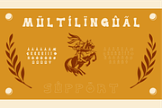 SEYDAN - Retro Display Font, a Font by Rightwheels (Thumbnail 3 of 10)
