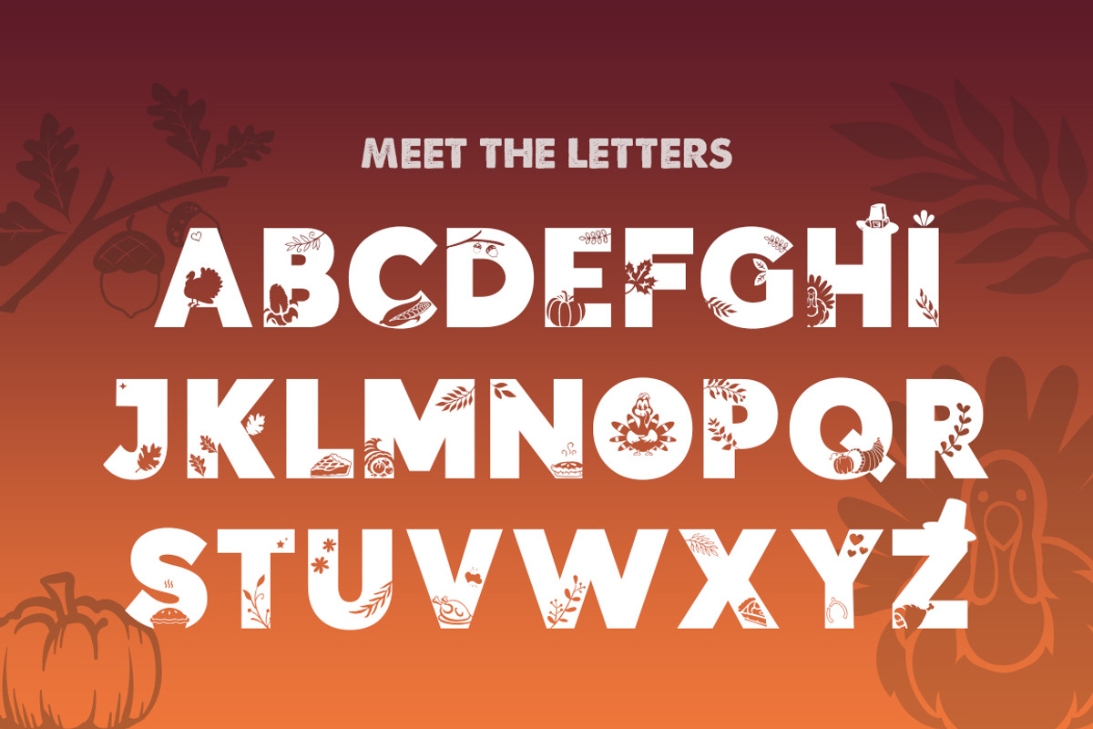 Give Thanks Silhouette Font, a Font by Salt & Pepper Designs (Photo 2 of 5)