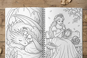 Magical Princess Coloring Book Vol43, a Person Illustration by ikarifq shop (Thumbnail 7 of 7)