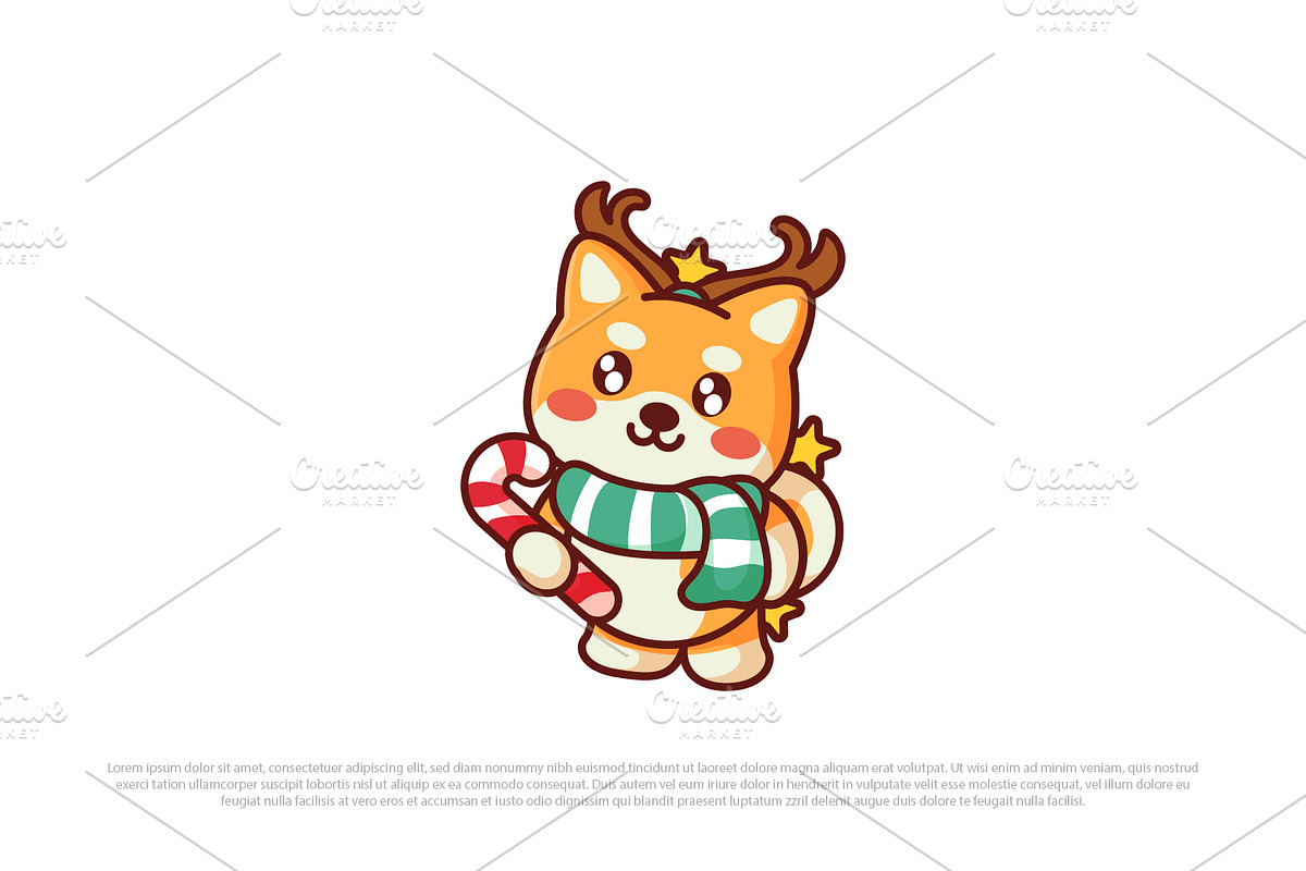 Set Shiba Christmas, an Illustration by Jaysx1 (Photo 5 of 7)