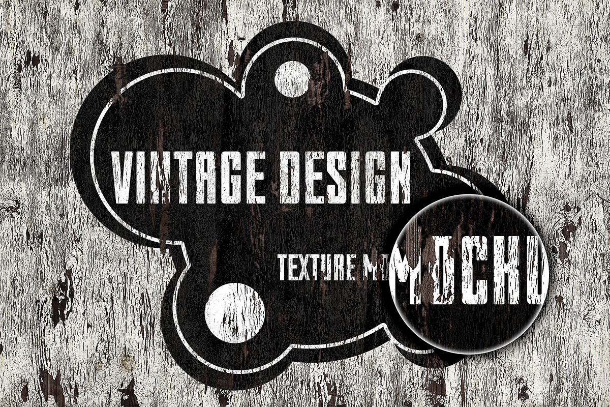 Vintage wood texture mockup, a Texture Graphic by RM_design (Photo 2 of 2)