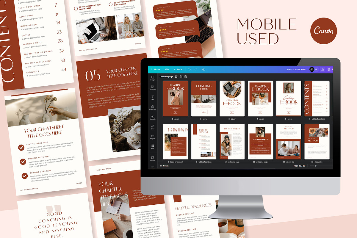 The Coaching E-book Canva Template, a Templates & Theme by Azruca (Photo 2 of 12)