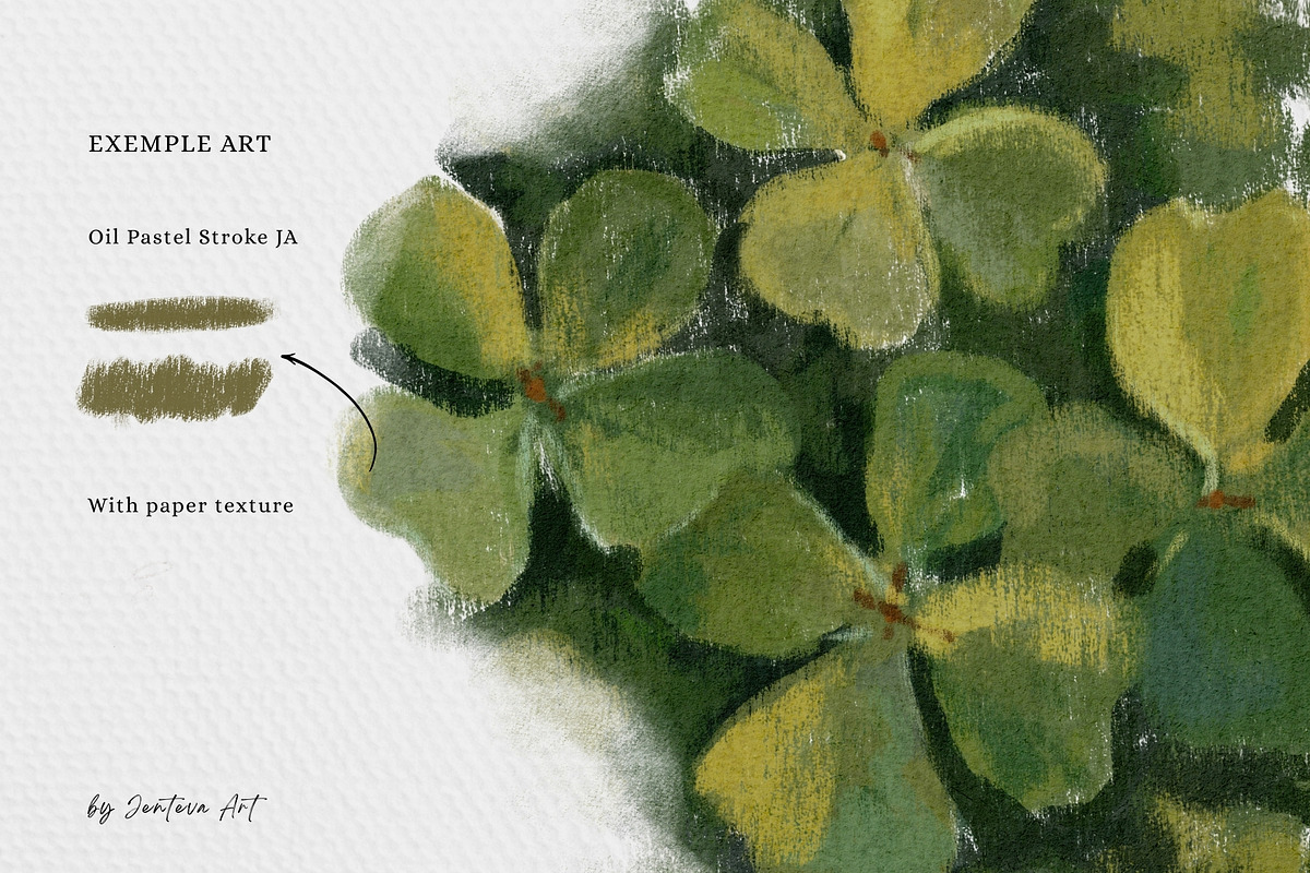 Procreate Oil Pastel Brushes, a Brush Add-On by Jenteva Art (Photo 9 of 16)