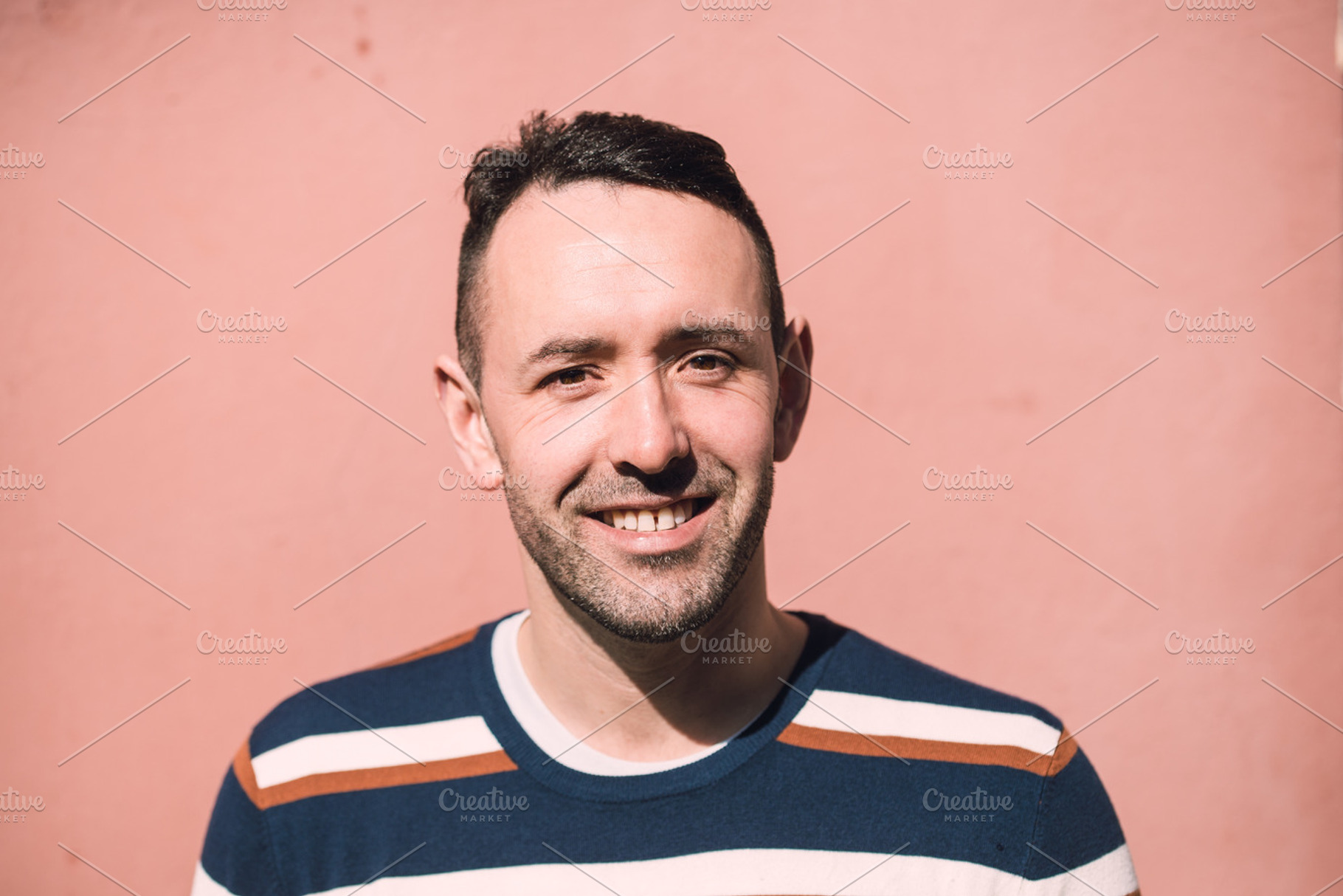 Adult man portrait containing man, smiling, and smile, a Person Photo by Photoweb00