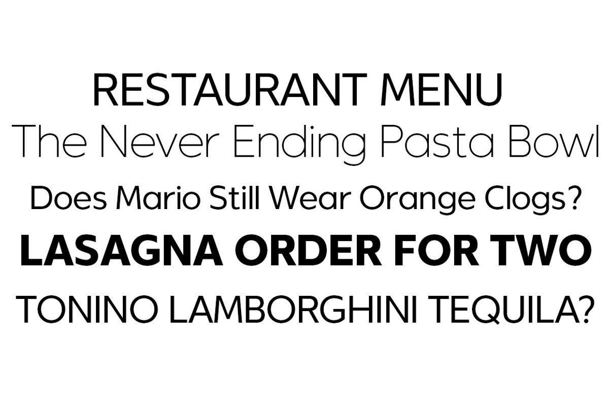 The Chef font family, a Sans Serif Font by FontMesa (Photo 5 of 7)