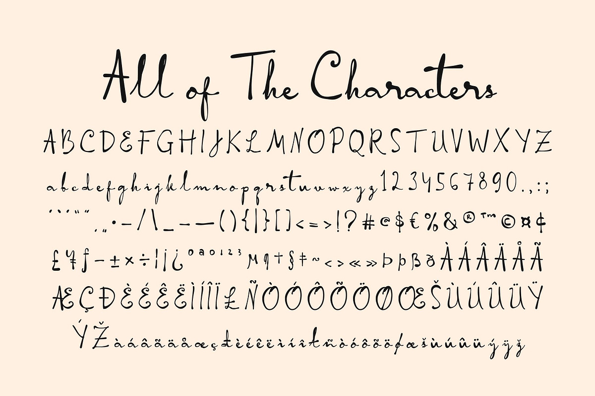 CS Ritzey - Signature Script Font, a Script Font by Craft Supply Co. (Photo 8 of 8)