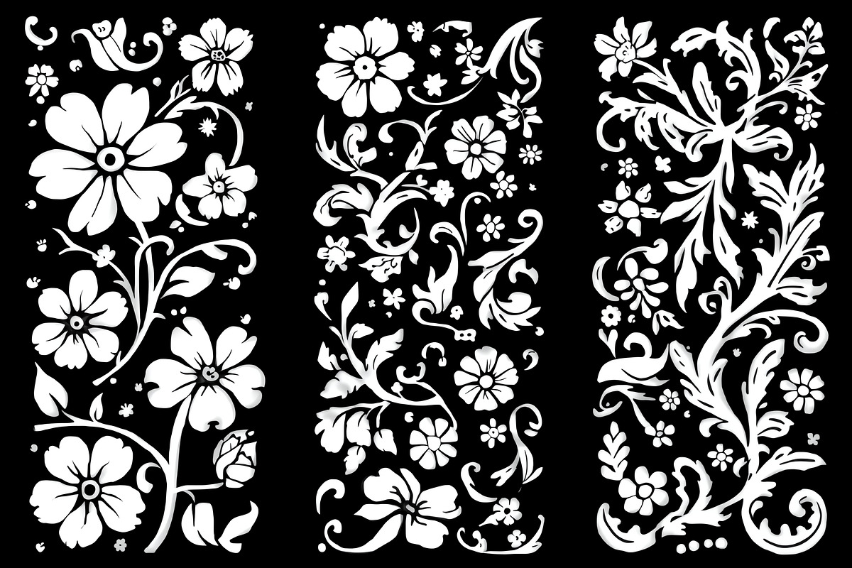 Intricate Floral Laser Cut Panel Des, an Object Graphic by balal (Photo 5 of 11)