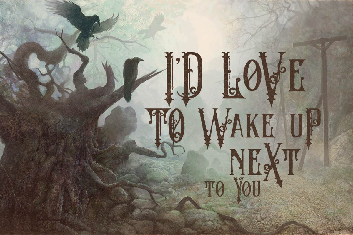 The Crow - Vintage Style Font preview 3