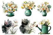 Freesia Flowers Clipart, an Illustration by Designworld (Thumbnail 5 of 8)