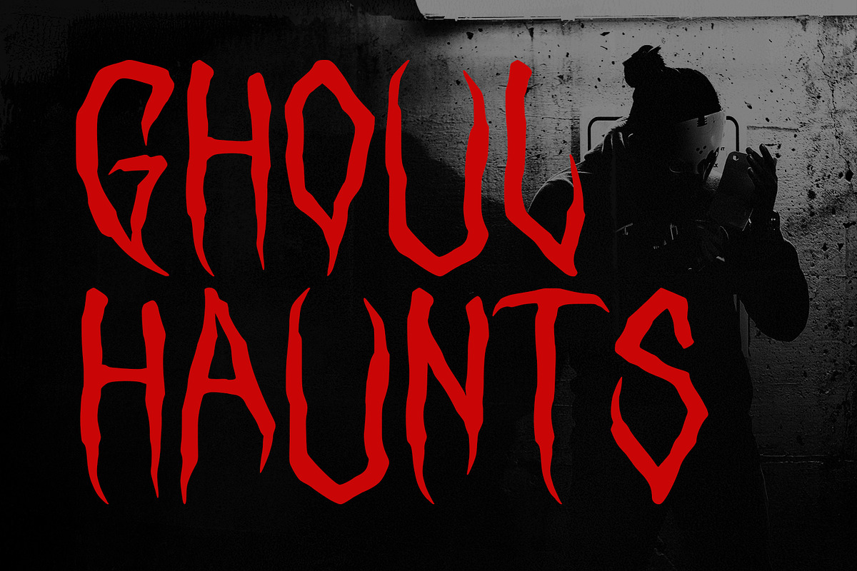 Maszell Horror Display Font, a Handwritten Font by Maulana Creative (Photo 6 of 7)