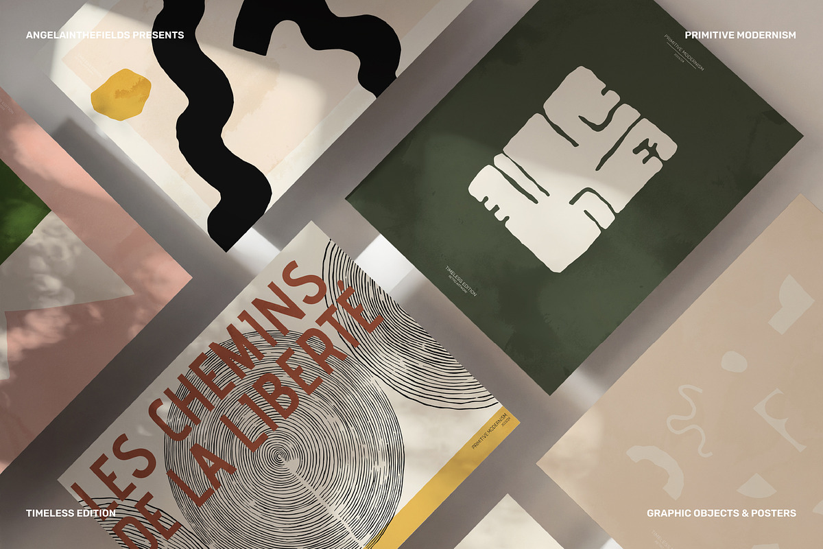 PRIMITIVE MODERNISM Vector Clipart, an Object Graphic by angelainthefields (Photo 9 of 16)