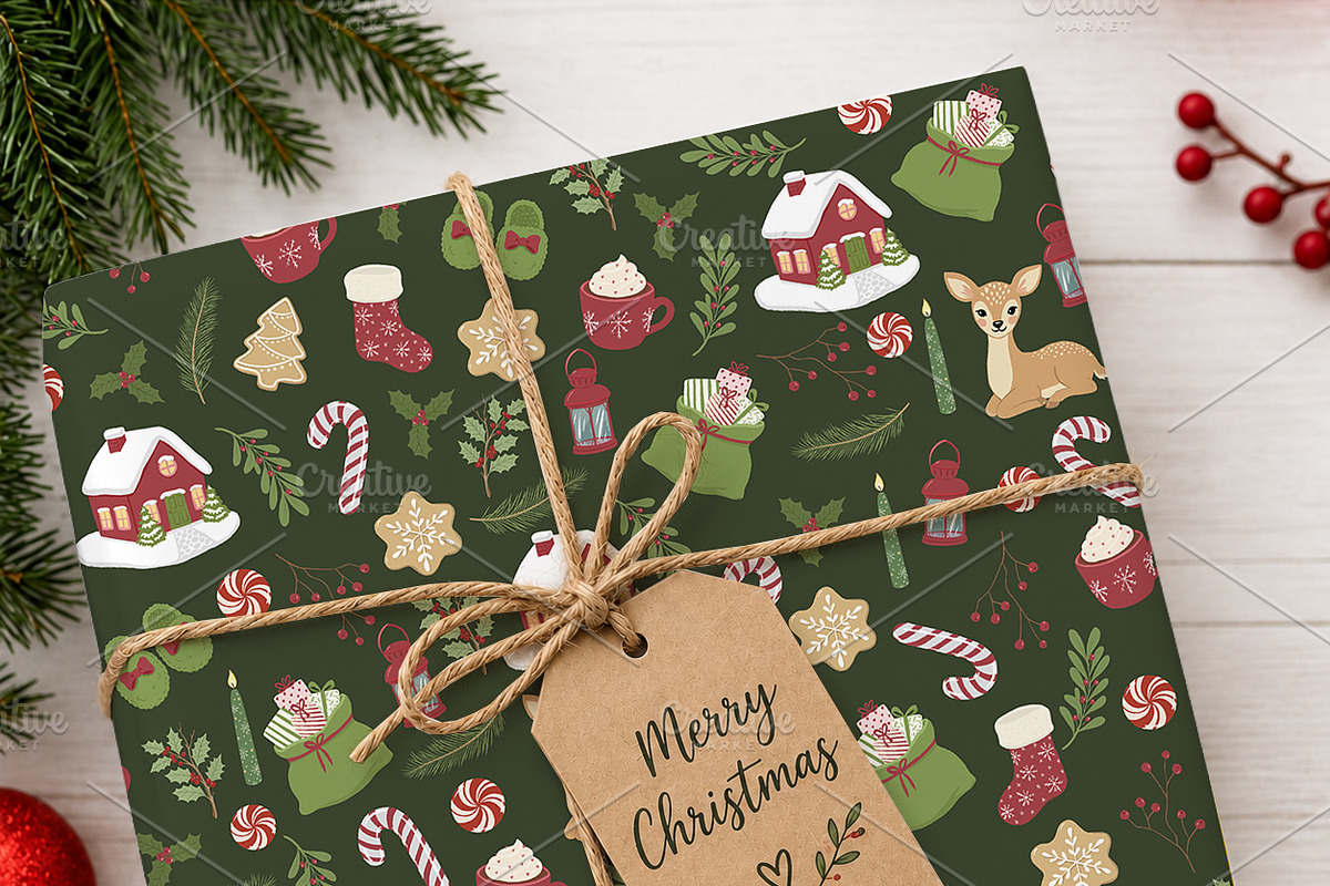 Hand Painted Christmas Clipart PNG, a Seasonal Illustration by PatternPalette (Photo 12 of 13)