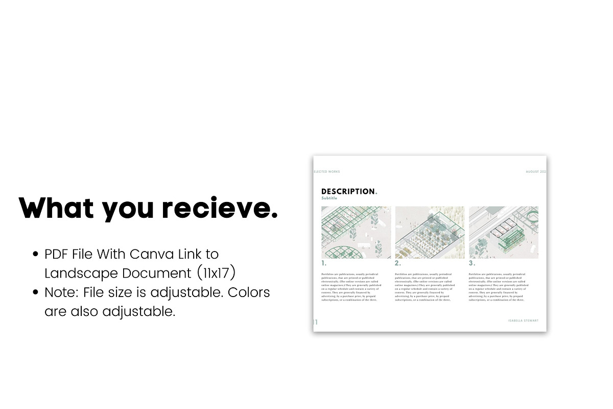 Architecture Portfolio Template, a Branding & Logo Template by Templits (Photo 9 of 10)