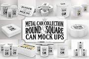 Vol1. Metal Can Mockup Collection, a Cups & Container Mockup by INCDesign (Thumbnail 26 of 27)