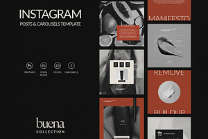 BUENA Instagram Posts & Carousels