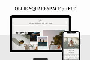 Aesthetic Squarespace 7.1 Template