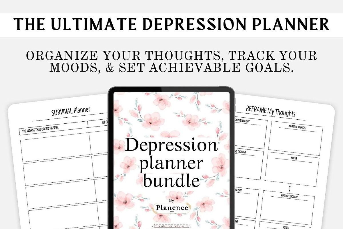 The Ultimate Mental Health Workbooks, a Print Template by Planence (Photo 12 of 28)