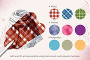 Procreate Fabric Texture Brushes, a Brush Add-On by HopeArtIllustration (Thumbnail 4 of 7)
