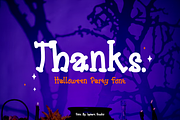 Horsa Scary - Halloween Font, a Slab Serif Font by Iqsiart Studio (Thumbnail 7 of 7)