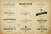 Retro Logos / Badges, a Branding & Logo Template by N A N D U Z D E S I G N (Thumbnail 1 of 14)