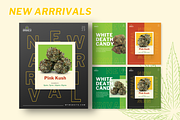 Smoke G | Cannabis Instagram Pack, a Social Media Template by byalikhan (Thumbnail 2 of 9)