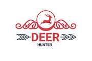 DEER HUNTER Logo, a Branding & Logo Template by Design_Creator (Thumbnail 1 of 5)